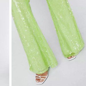 Plus Size Green Sequin Pants (Size 22)